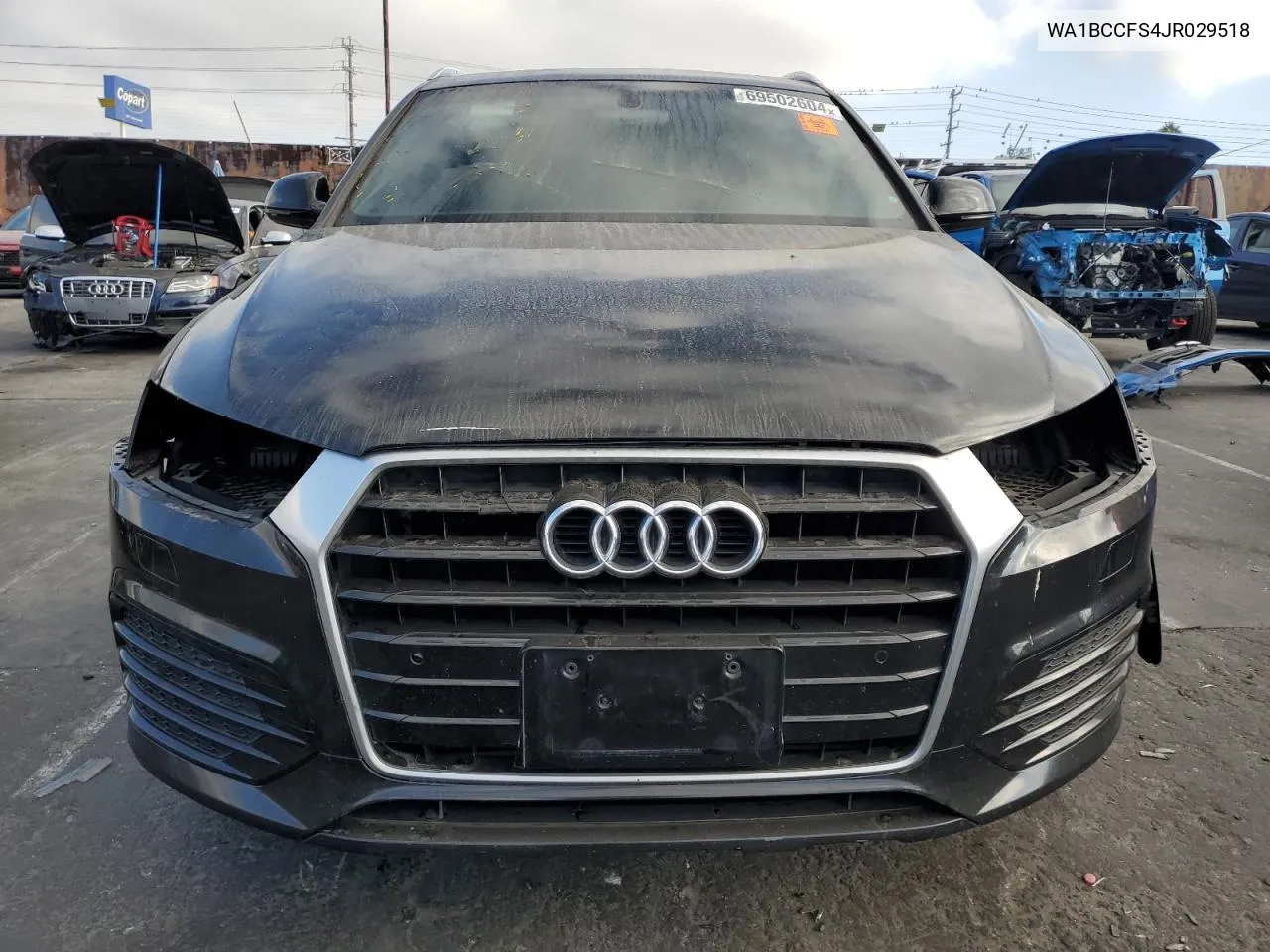 2018 Audi Q3 Premium VIN: WA1BCCFS4JR029518 Lot: 69502604