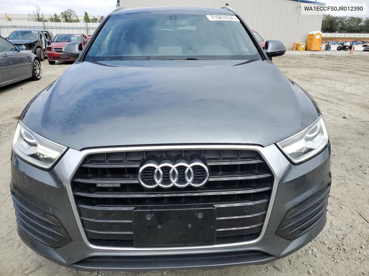 2018 Audi Q3 Premium VIN: WA1ECCFS0JR012390 Lot: 71567634