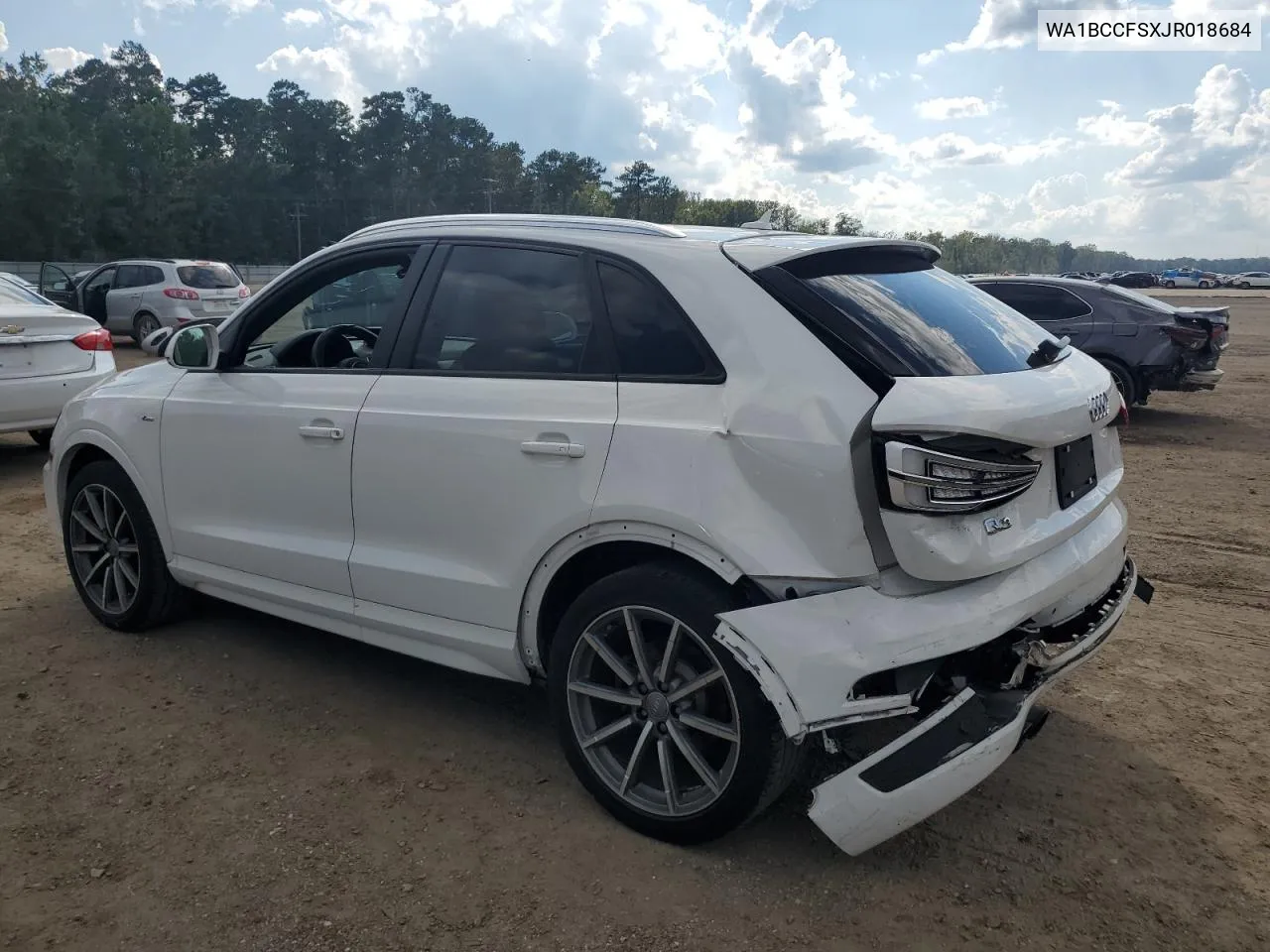 2018 Audi Q3 Premium VIN: WA1BCCFSXJR018684 Lot: 71791844