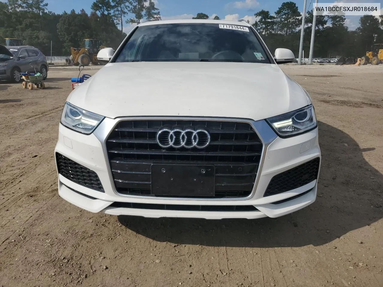 2018 Audi Q3 Premium VIN: WA1BCCFSXJR018684 Lot: 71791844