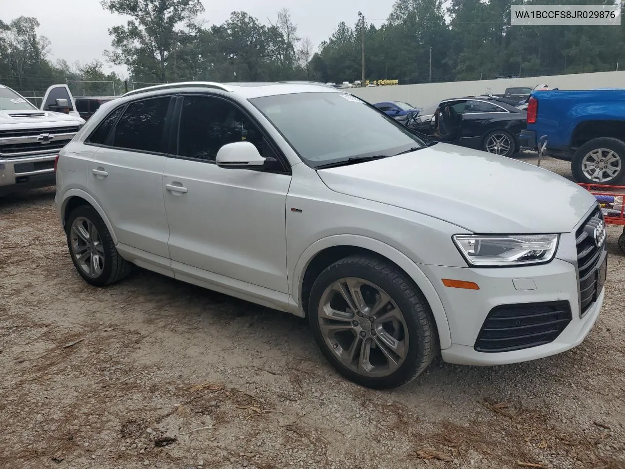 2018 Audi Q3 Premium VIN: WA1BCCFS8JR029876 Lot: 71845254