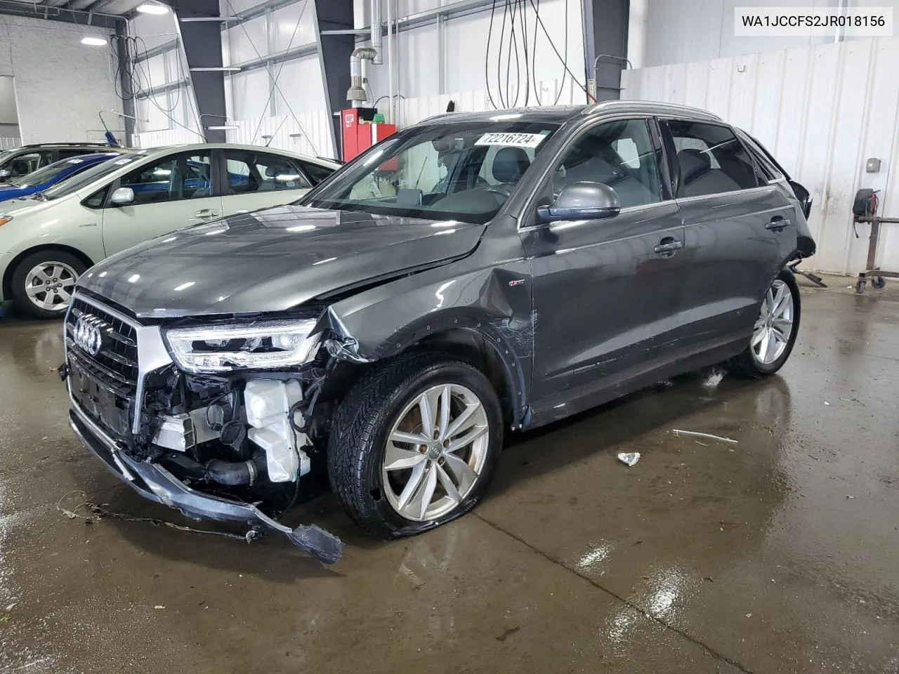 2018 Audi Q3 Premium Plus VIN: WA1JCCFS2JR018156 Lot: 72216724