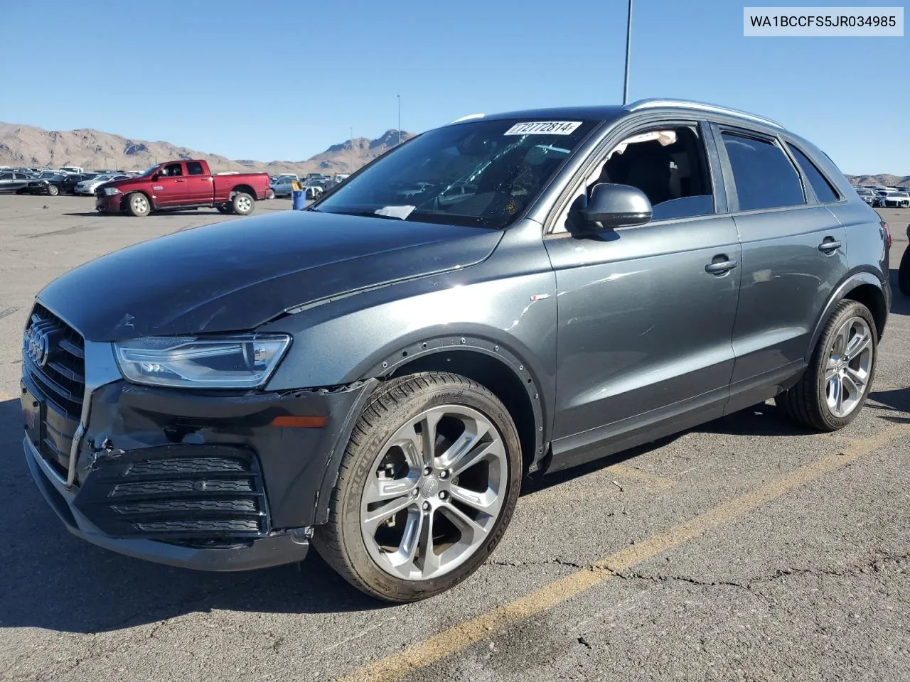 WA1BCCFS5JR034985 2018 Audi Q3 Premium