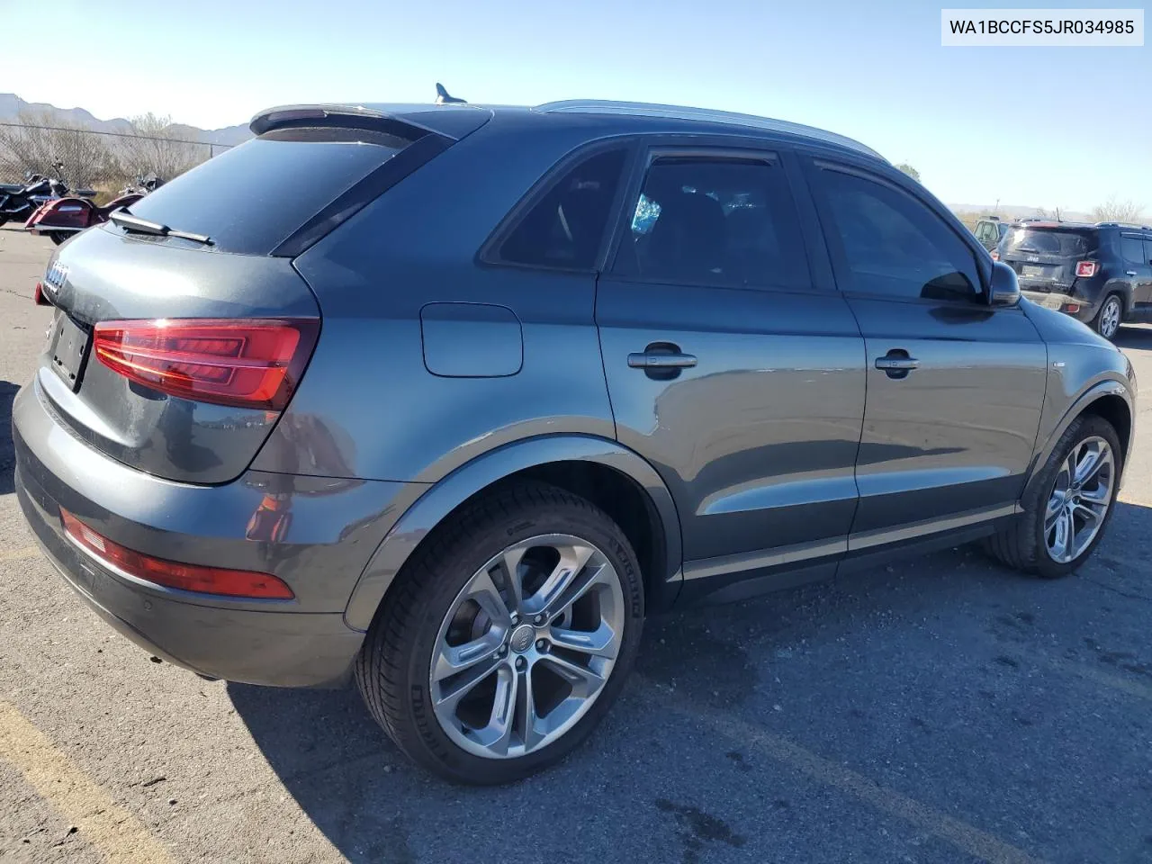 2018 Audi Q3 Premium VIN: WA1BCCFS5JR034985 Lot: 72772814