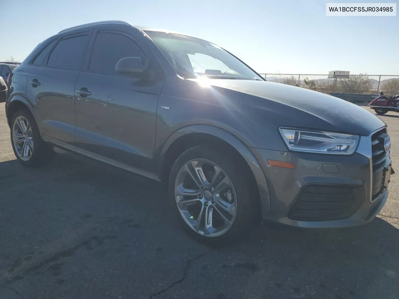 2018 Audi Q3 Premium VIN: WA1BCCFS5JR034985 Lot: 72772814