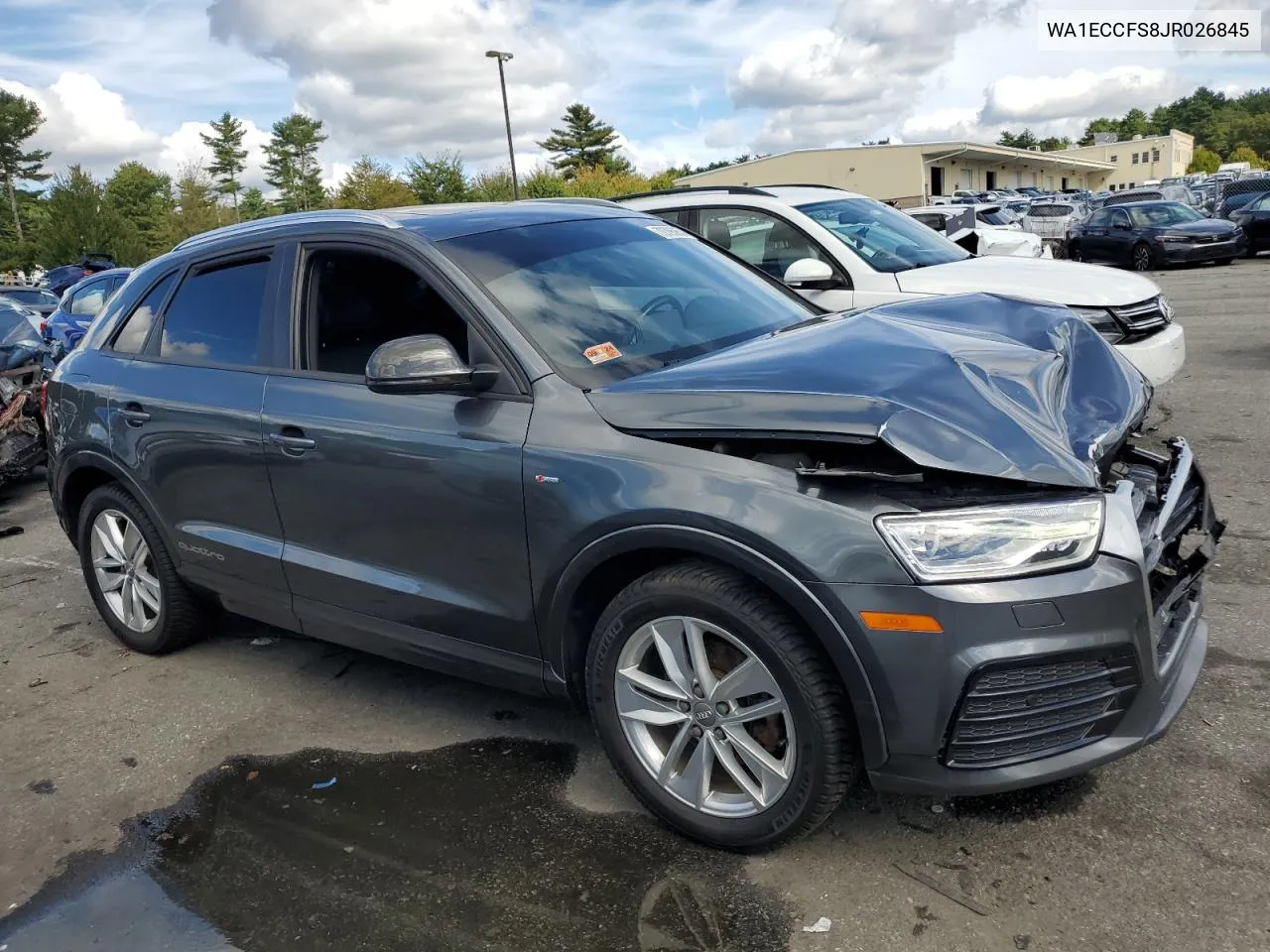 2018 Audi Q3 Premium VIN: WA1ECCFS8JR026845 Lot: 72795854