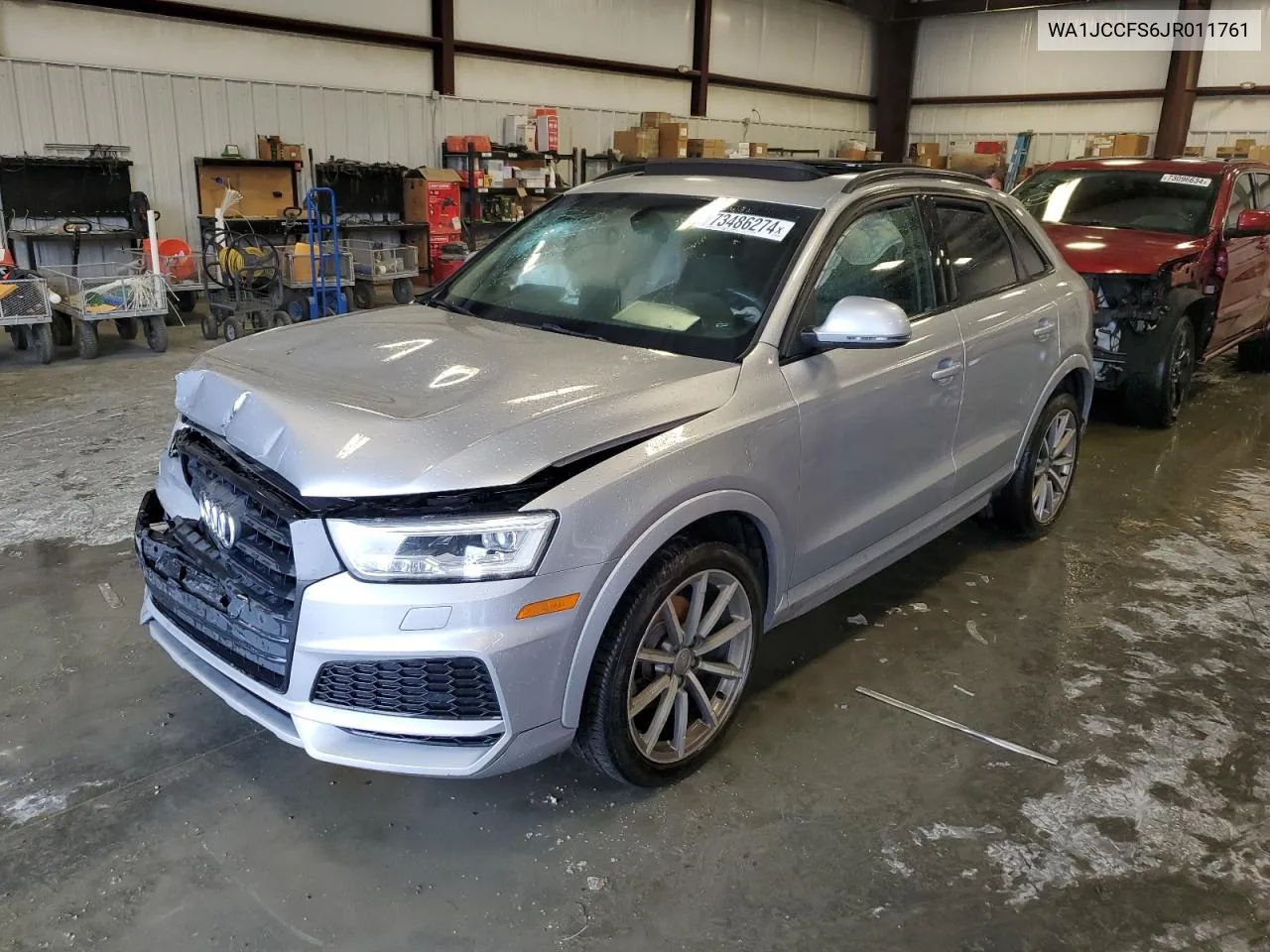 2018 Audi Q3 Premium Plus VIN: WA1JCCFS6JR011761 Lot: 73486274