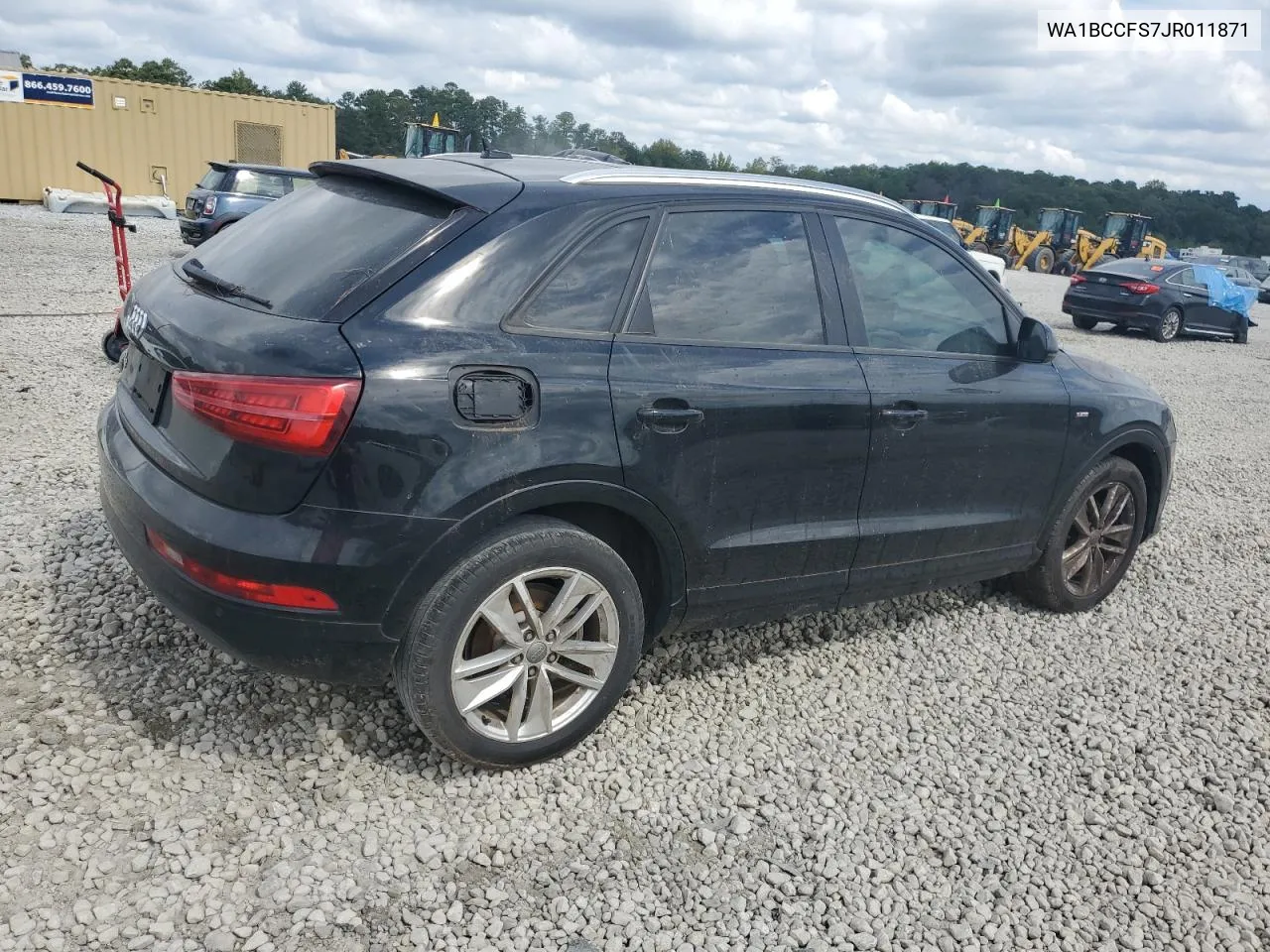 2018 Audi Q3 Premium VIN: WA1BCCFS7JR011871 Lot: 74513754