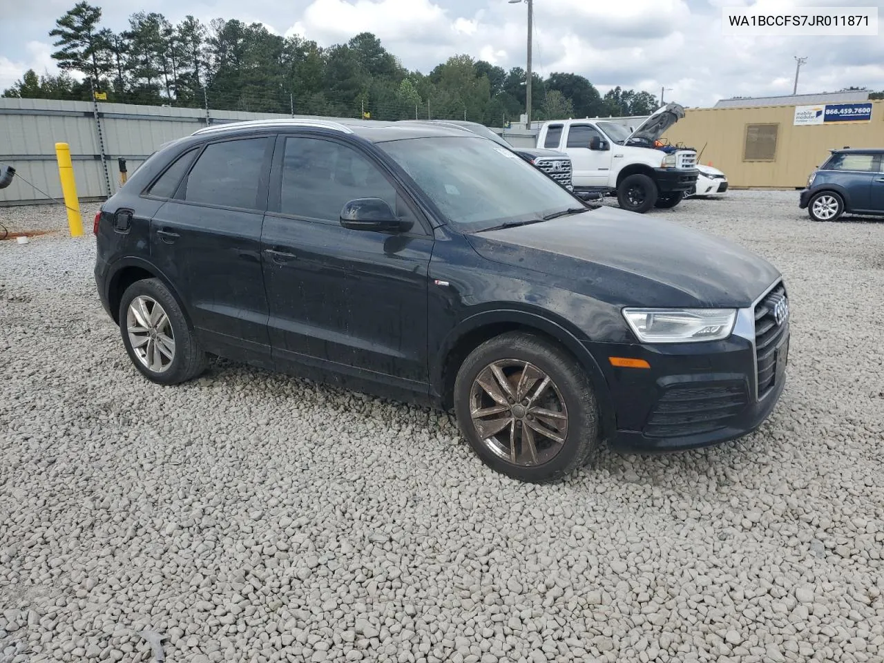 2018 Audi Q3 Premium VIN: WA1BCCFS7JR011871 Lot: 74513754