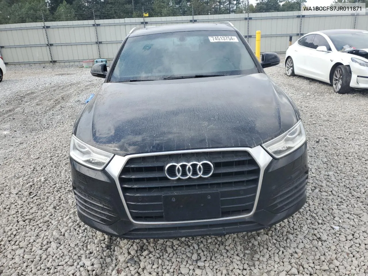 2018 Audi Q3 Premium VIN: WA1BCCFS7JR011871 Lot: 74513754