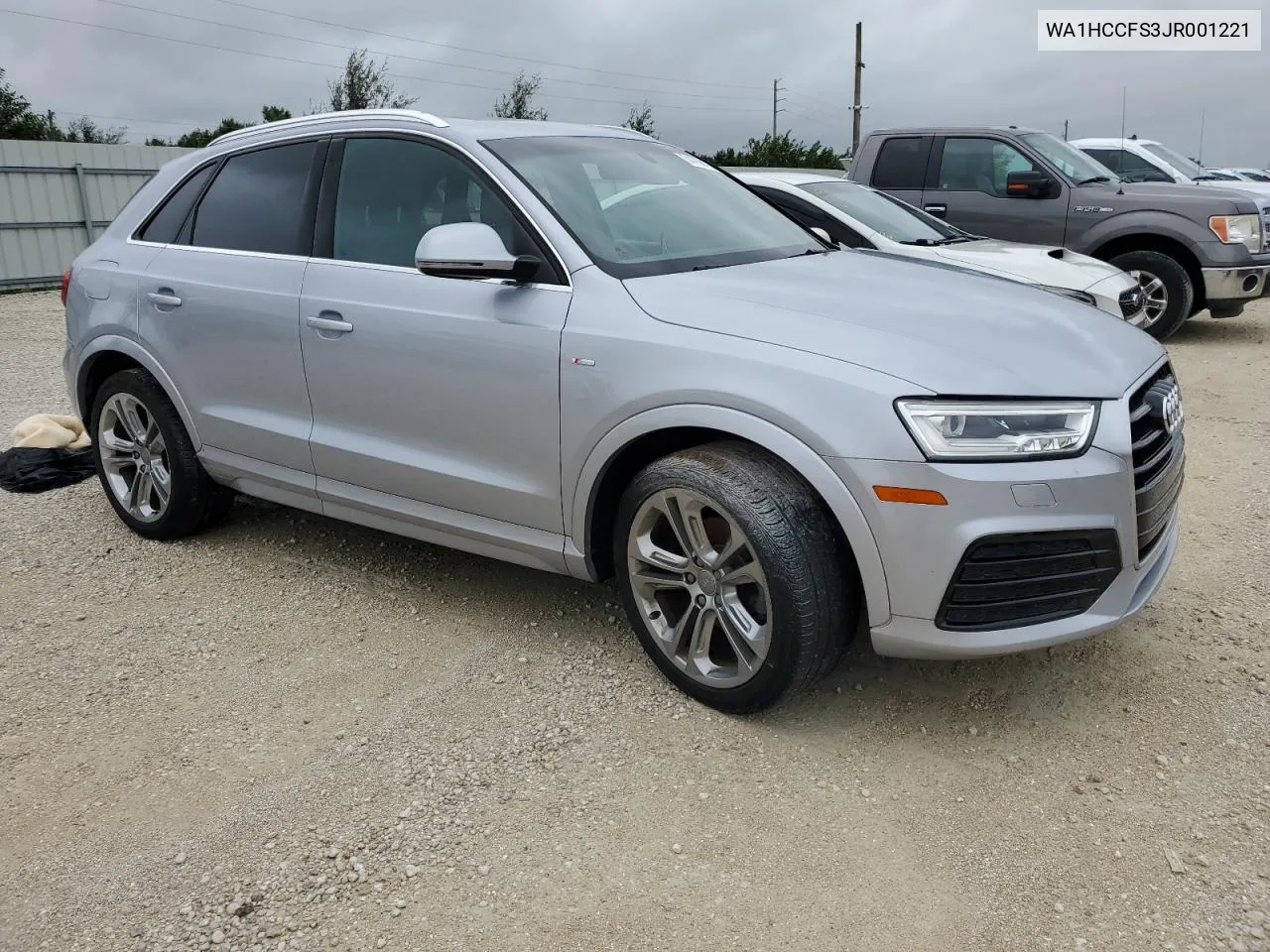 2018 Audi Q3 Premium Plus VIN: WA1HCCFS3JR001221 Lot: 74768174