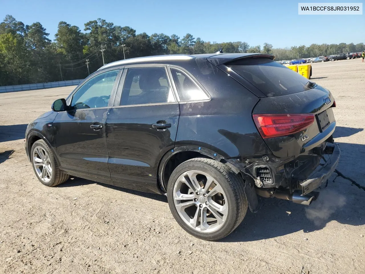 2018 Audi Q3 Premium VIN: WA1BCCFS8JR031952 Lot: 74961734