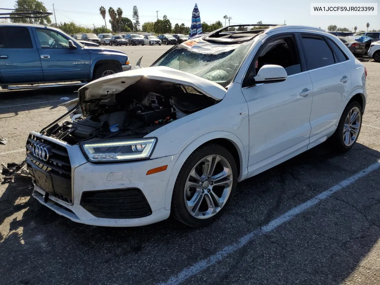 2018 Audi Q3 Premium Plus VIN: WA1JCCFS9JR023399 Lot: 76919914