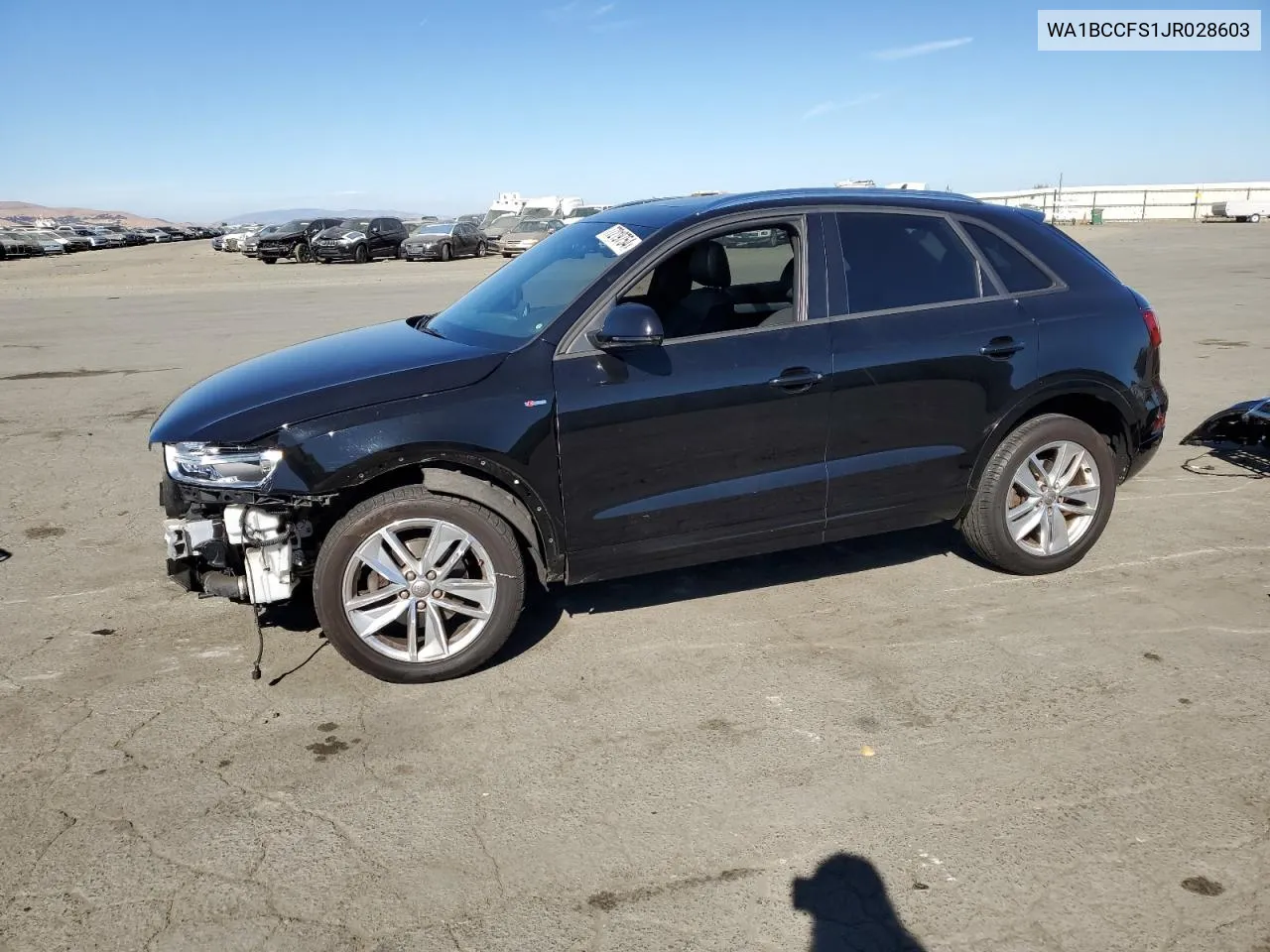 WA1BCCFS1JR028603 2018 Audi Q3 Premium