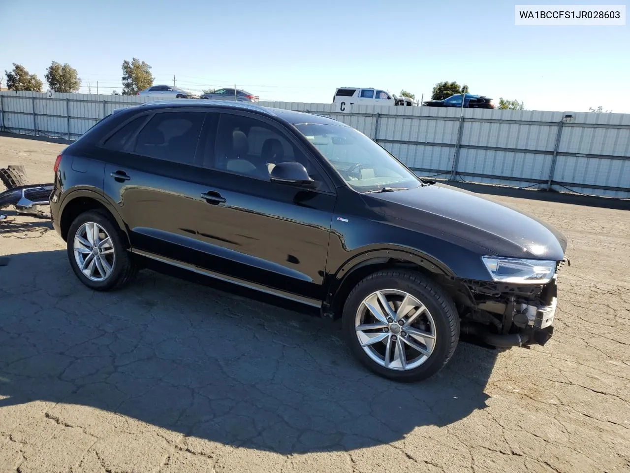 2018 Audi Q3 Premium VIN: WA1BCCFS1JR028603 Lot: 77219754