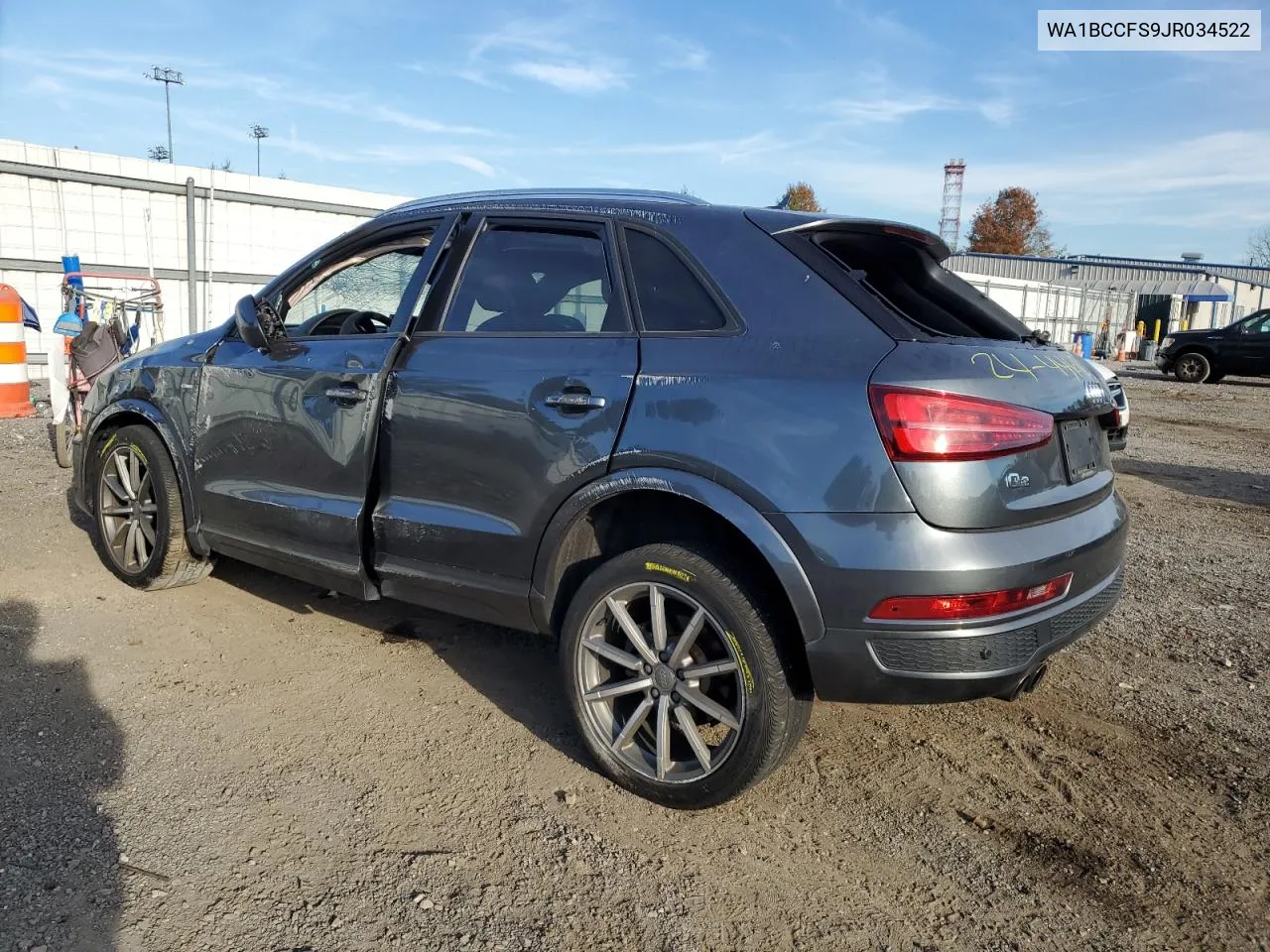 2018 Audi Q3 Premium VIN: WA1BCCFS9JR034522 Lot: 77482694