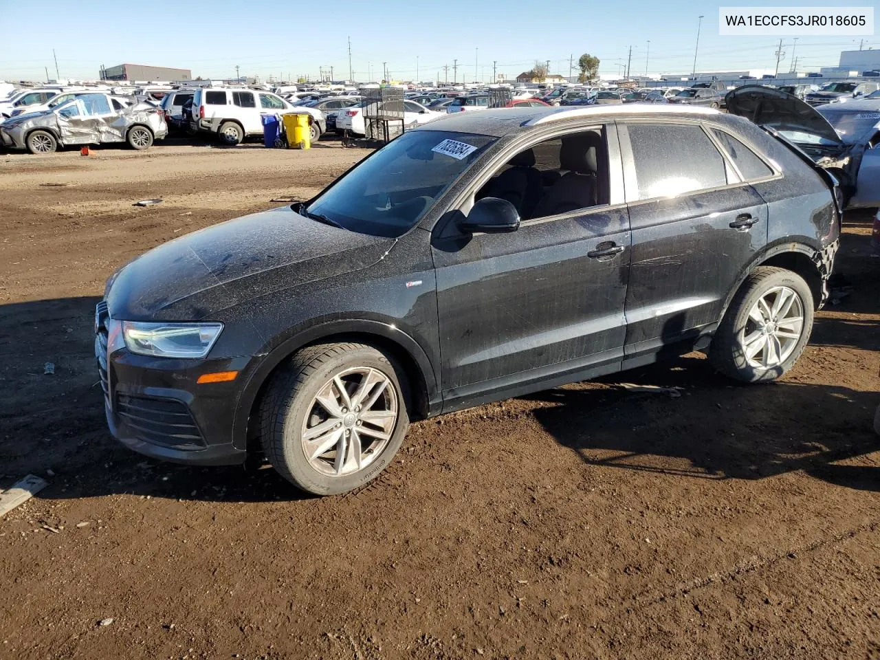 2018 Audi Q3 Premium VIN: WA1ECCFS3JR018605 Lot: 78326364