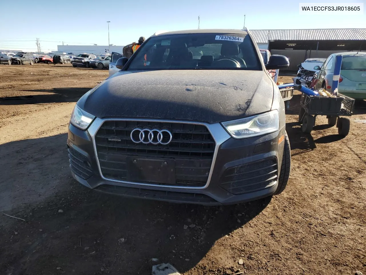 2018 Audi Q3 Premium VIN: WA1ECCFS3JR018605 Lot: 78326364