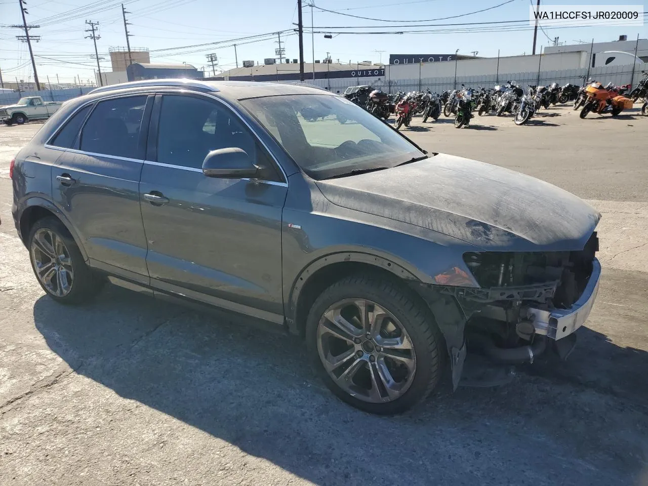 2018 Audi Q3 Premium Plus VIN: WA1HCCFS1JR020009 Lot: 79266714