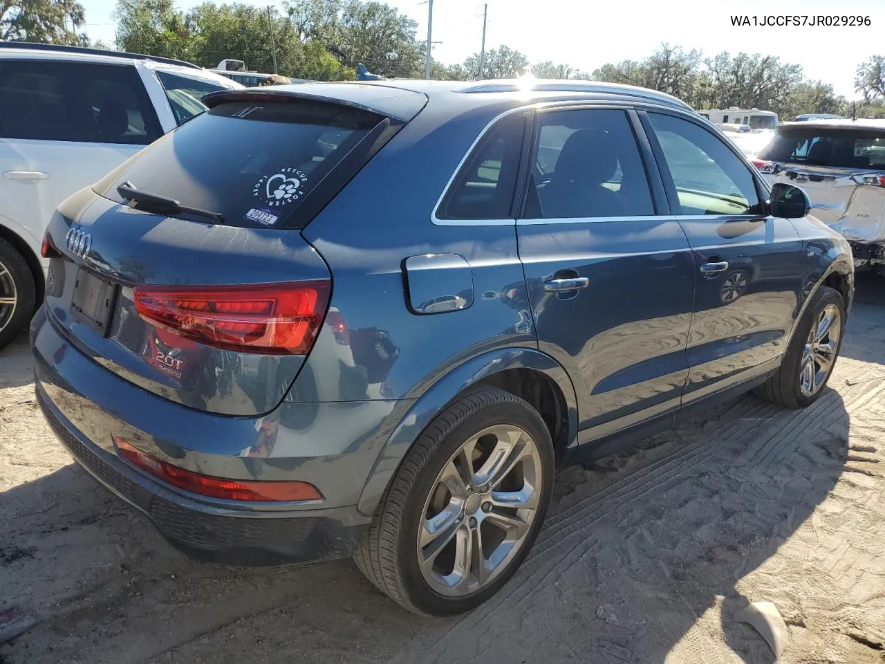 2018 Audi Q3 Premium Plus VIN: WA1JCCFS7JR029296 Lot: 80664134