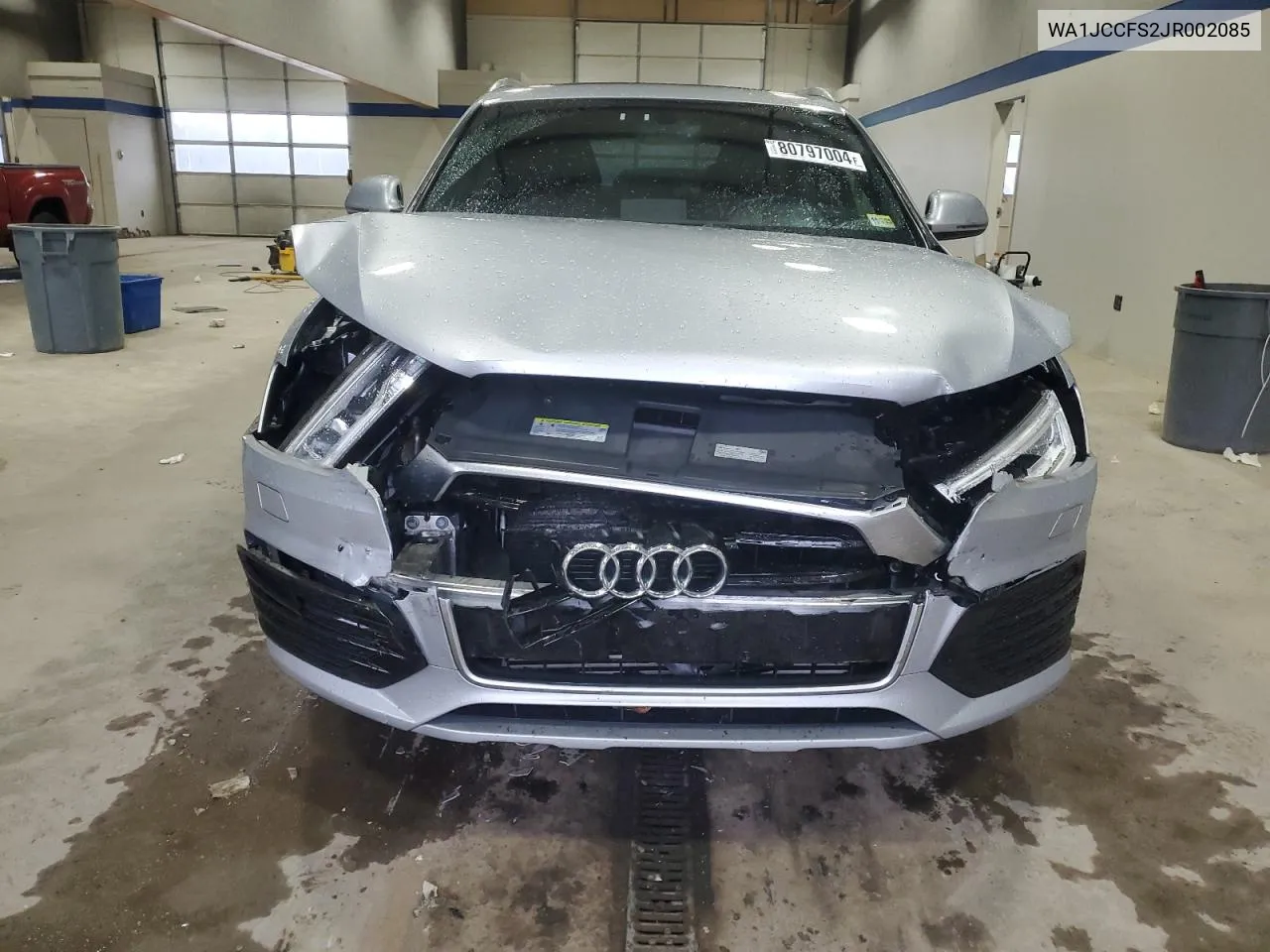 2018 Audi Q3 Premium Plus VIN: WA1JCCFS2JR002085 Lot: 80797004