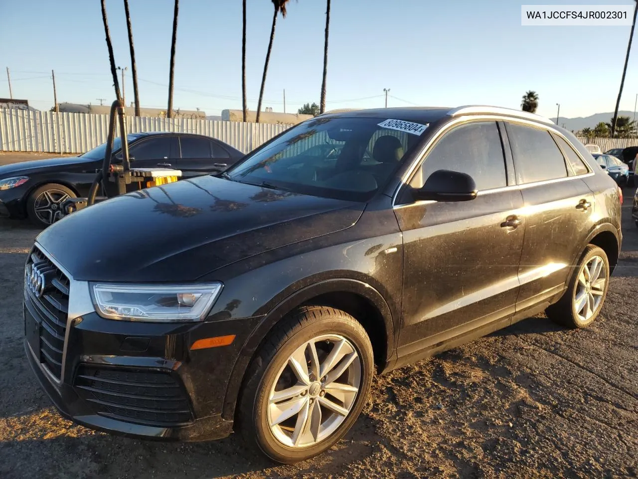 2018 Audi Q3 Premium Plus VIN: WA1JCCFS4JR002301 Lot: 80965804