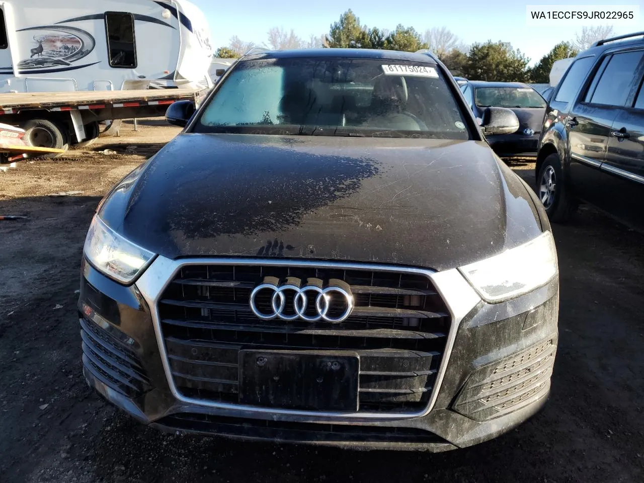 2018 Audi Q3 Premium VIN: WA1ECCFS9JR022965 Lot: 81175024