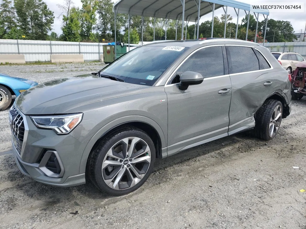 2019 Audi Q3 Premium Plus S-Line VIN: WA1EECF37K1067454 Lot: 65140484