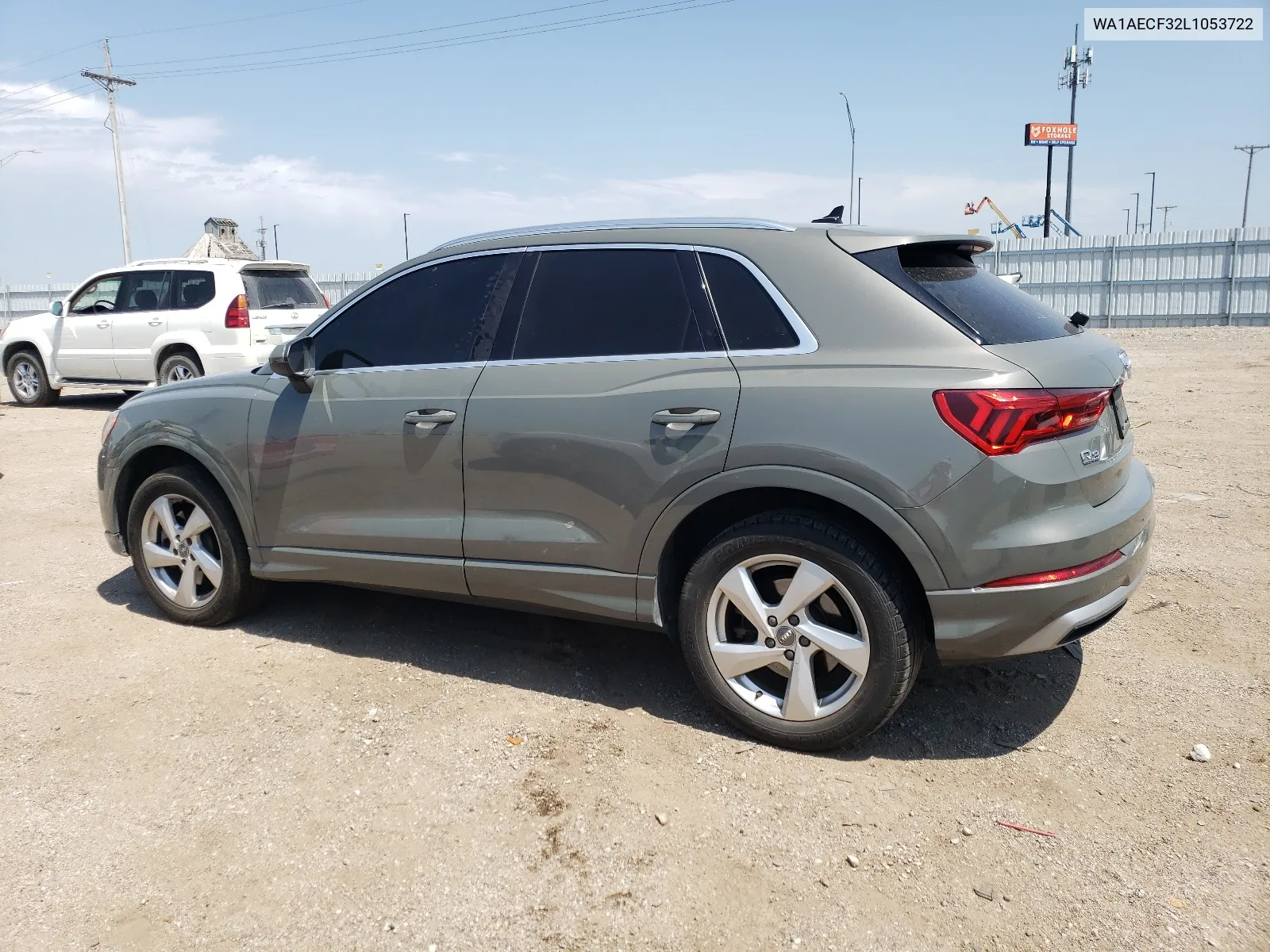 2020 Audi Q3 Premium VIN: WA1AECF32L1053722 Lot: 64045224