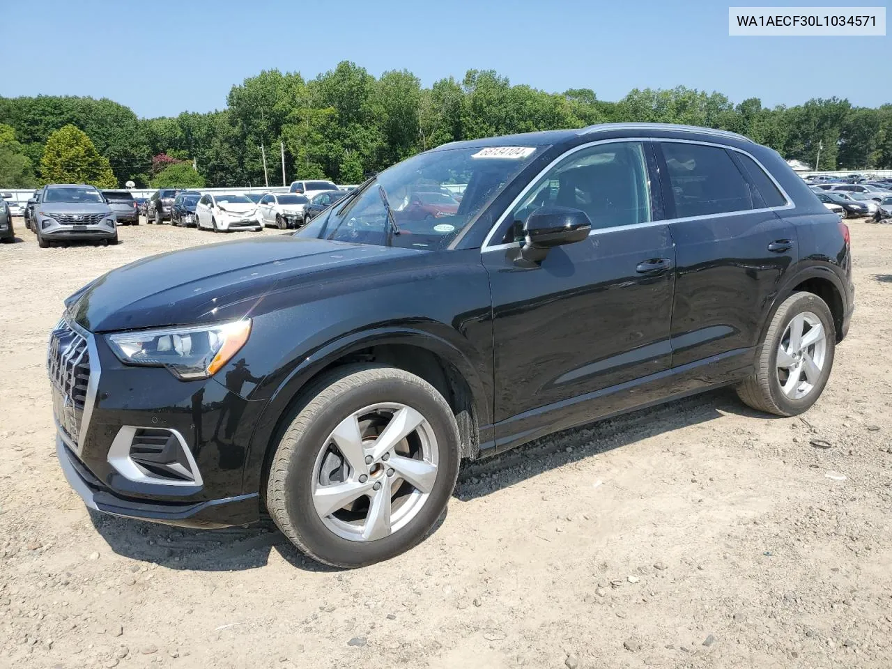 2020 Audi Q3 Premium VIN: WA1AECF30L1034571 Lot: 66134104