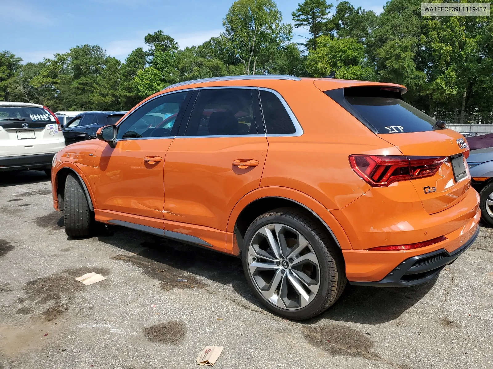 2020 Audi Q3 Premium Plus S-Line VIN: WA1EECF39L1119457 Lot: 66748794