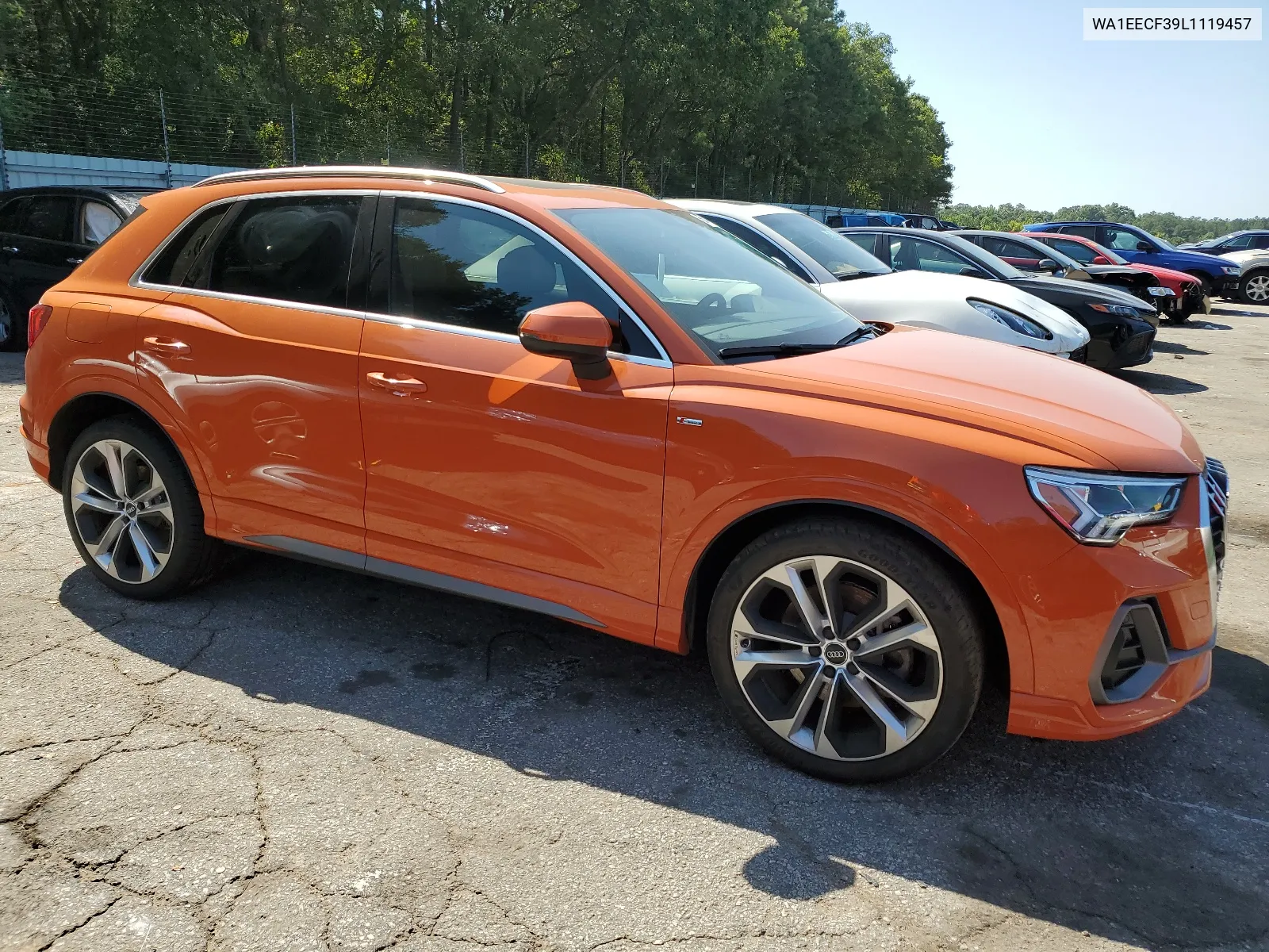 2020 Audi Q3 Premium Plus S-Line VIN: WA1EECF39L1119457 Lot: 66748794