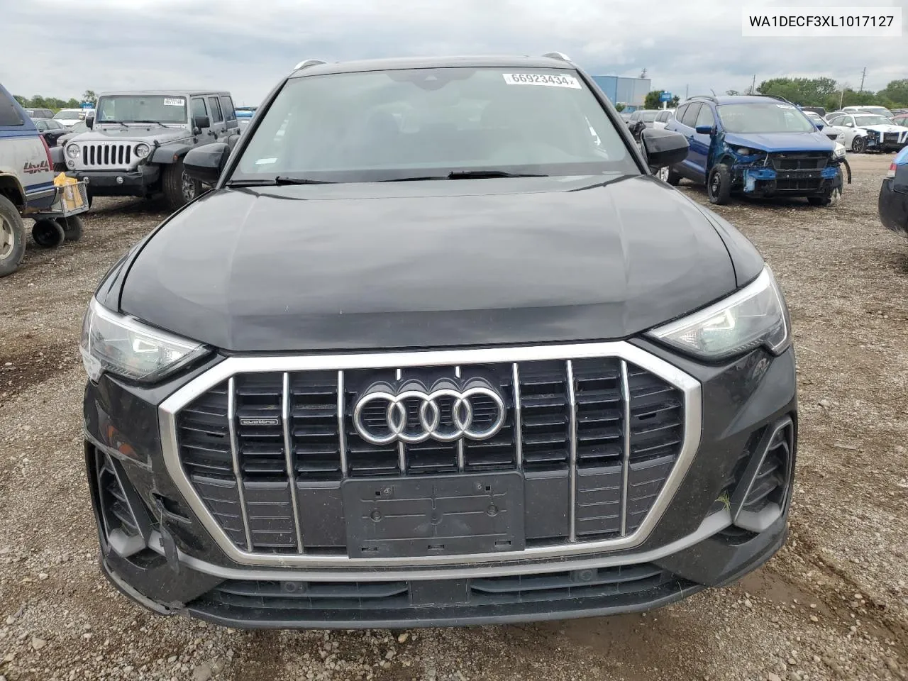 2020 Audi Q3 Premium S Line VIN: WA1DECF3XL1017127 Lot: 66923434