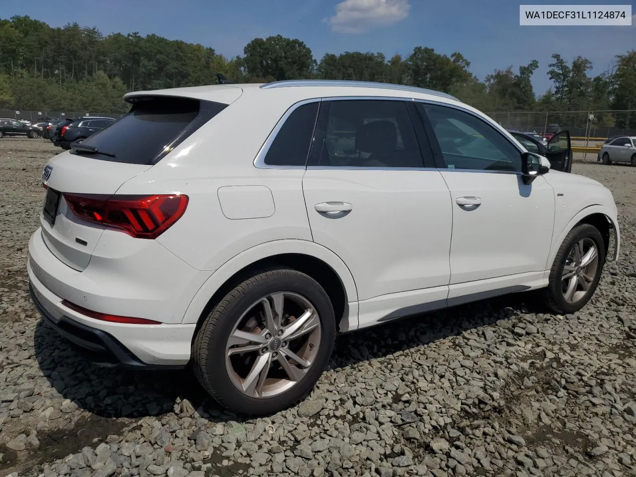 2020 Audi Q3 Premium S Line VIN: WA1DECF31L1124874 Lot: 68837594