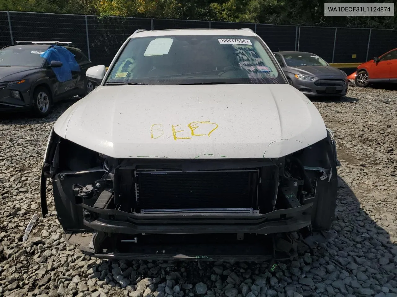 WA1DECF31L1124874 2020 Audi Q3 Premium S Line