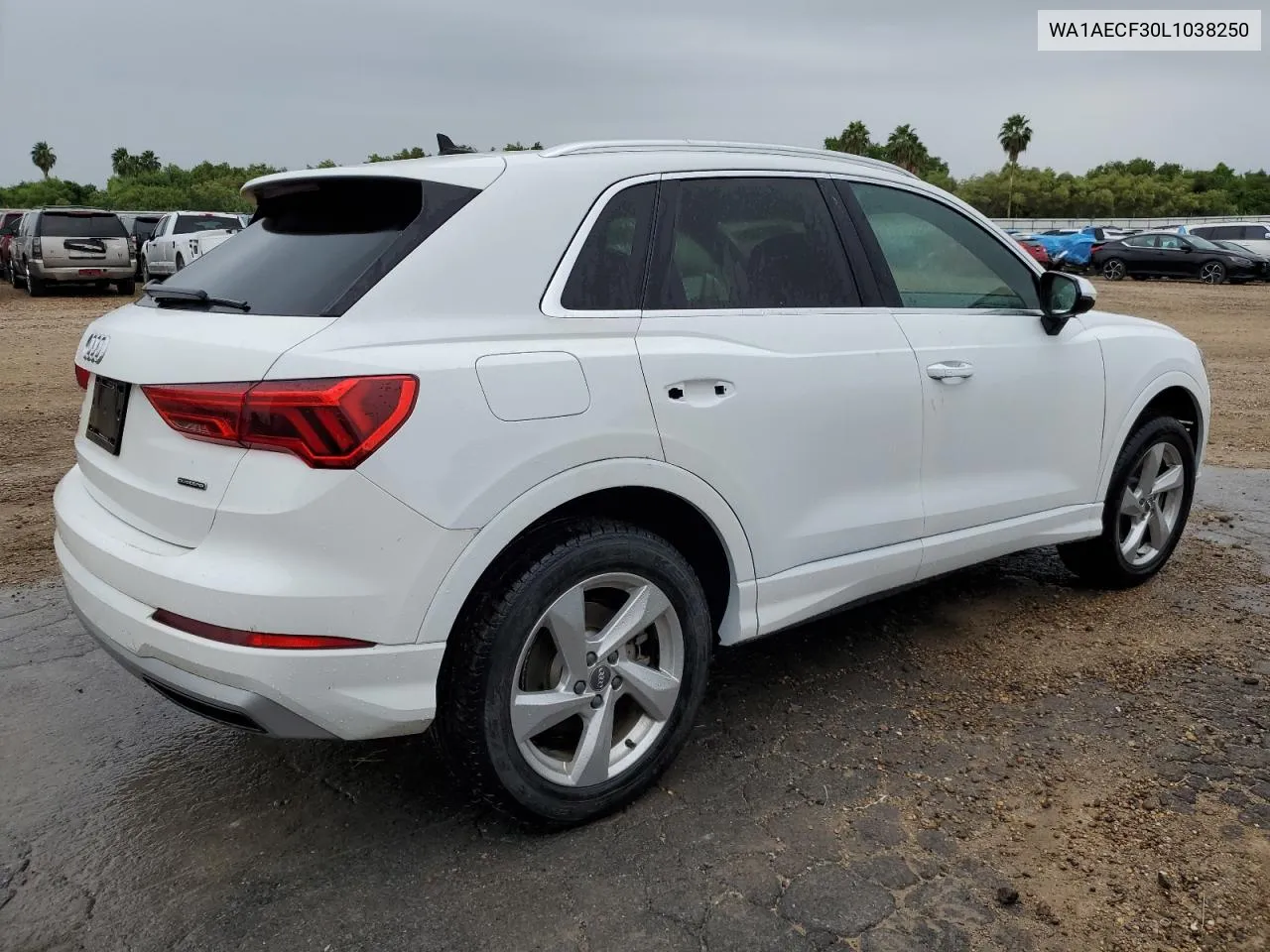 2020 Audi Q3 Premium VIN: WA1AECF30L1038250 Lot: 70607324