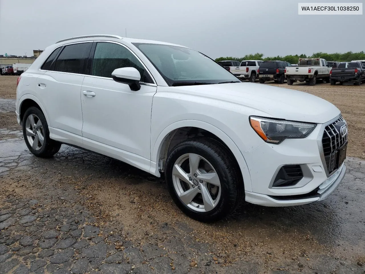 2020 Audi Q3 Premium VIN: WA1AECF30L1038250 Lot: 70607324