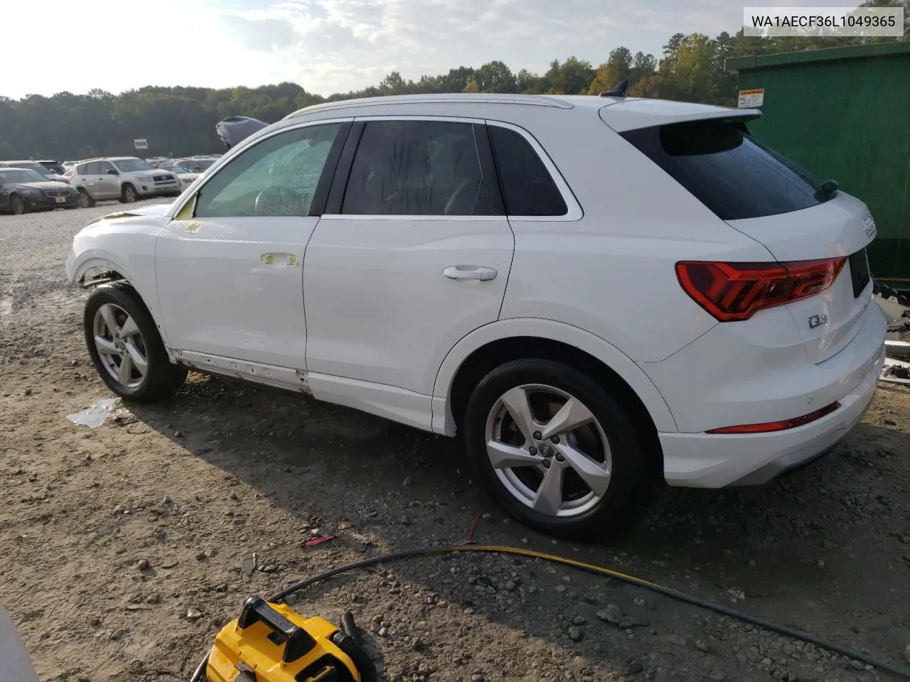 WA1AECF36L1049365 2020 Audi Q3 Premium