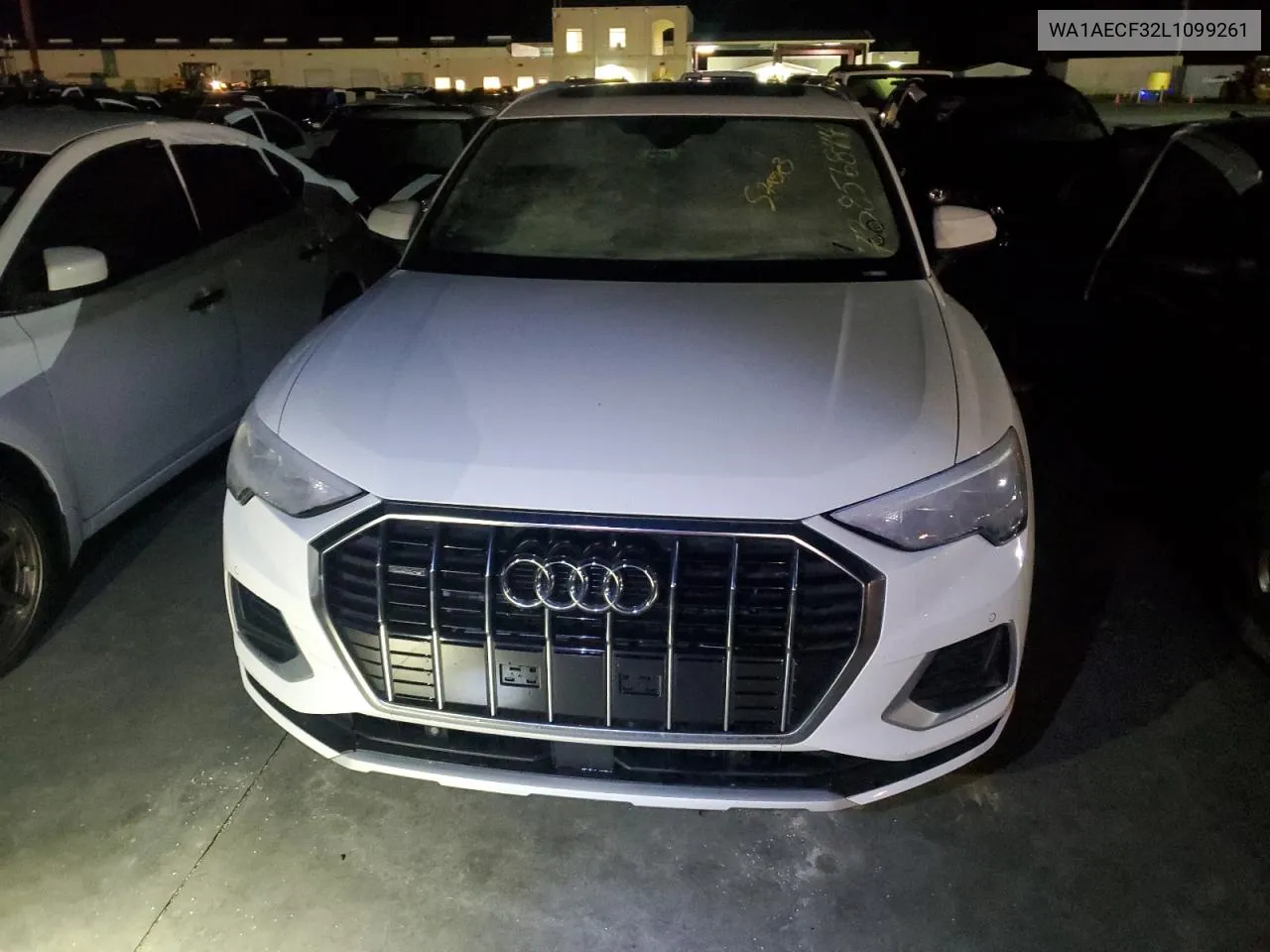 2020 Audi Q3 Premium VIN: WA1AECF32L1099261 Lot: 73856844