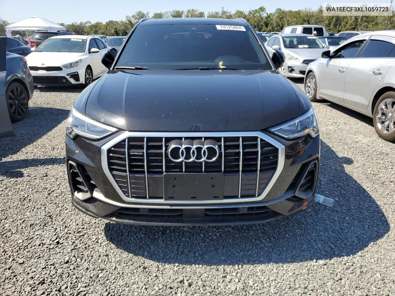 2020 Audi Q3 Premium Plus S-Line VIN: WA1EECF3XL1059723 Lot: 74125864