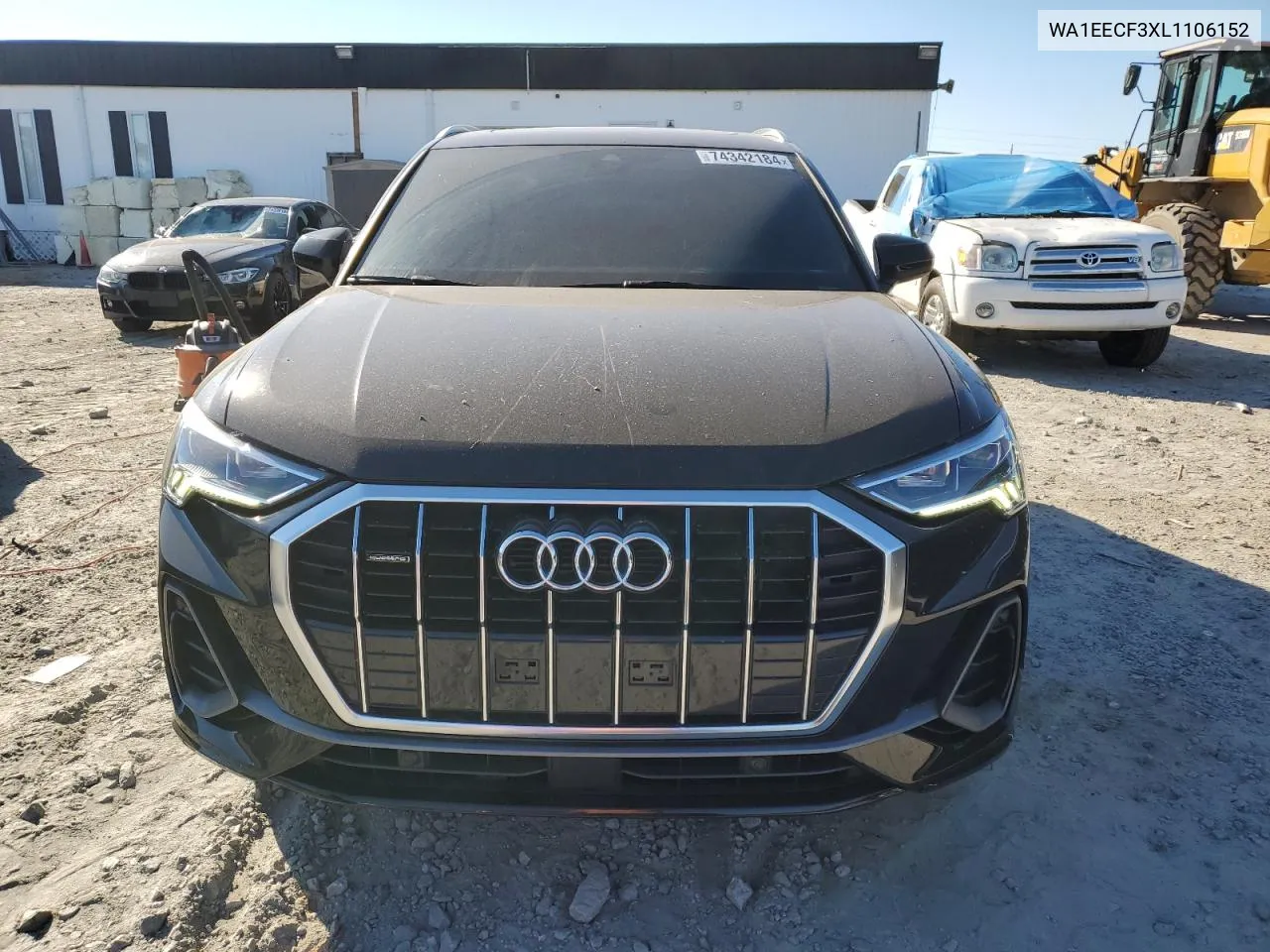 2020 Audi Q3 Premium Plus S-Line VIN: WA1EECF3XL1106152 Lot: 74342184