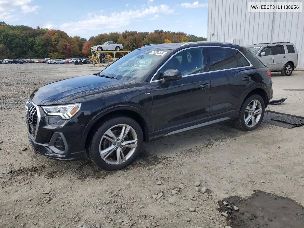 2020 Audi Q3 Premium Plus S-Line VIN: WA1EECF31L1108856 Lot: 74591574