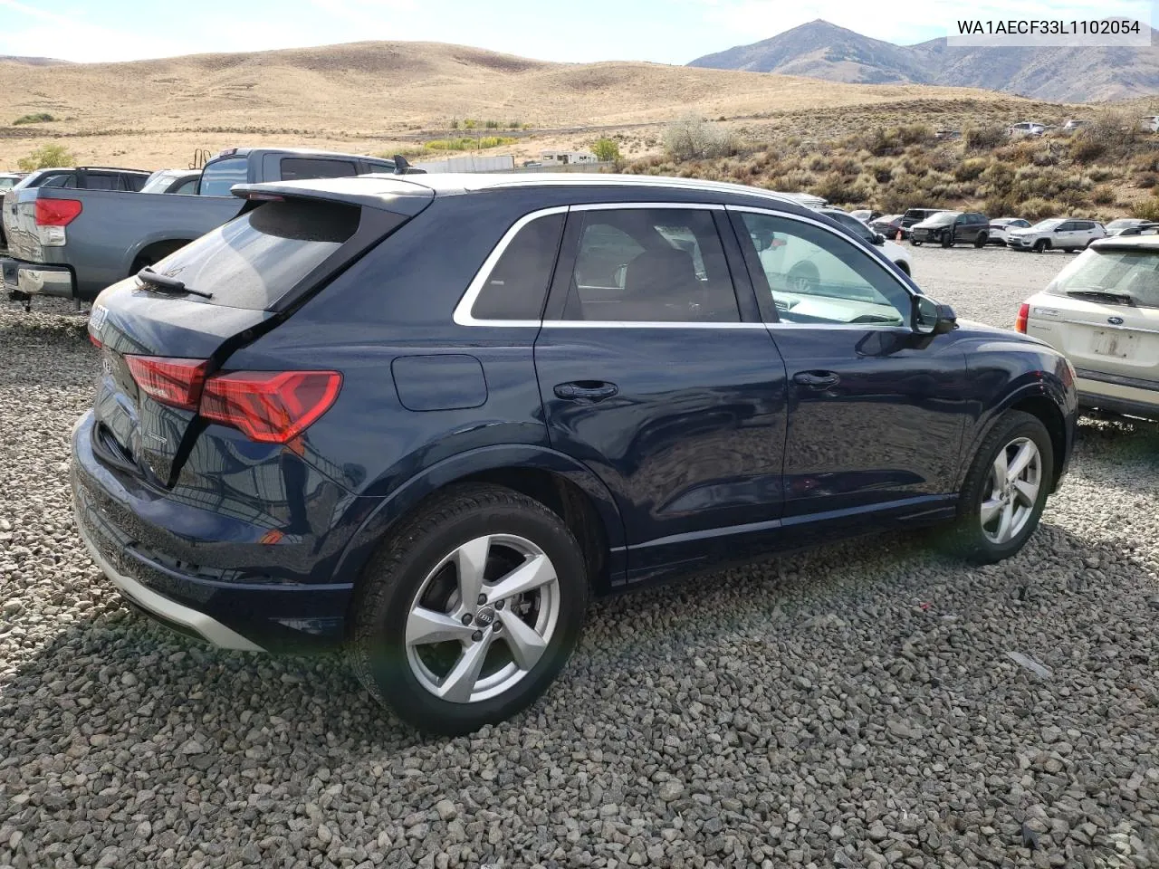 2020 Audi Q3 Premium VIN: WA1AECF33L1102054 Lot: 75541844