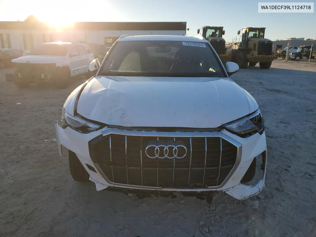 2020 Audi Q3 Premium S Line VIN: WA1DECF39L1124718 Lot: 75749324