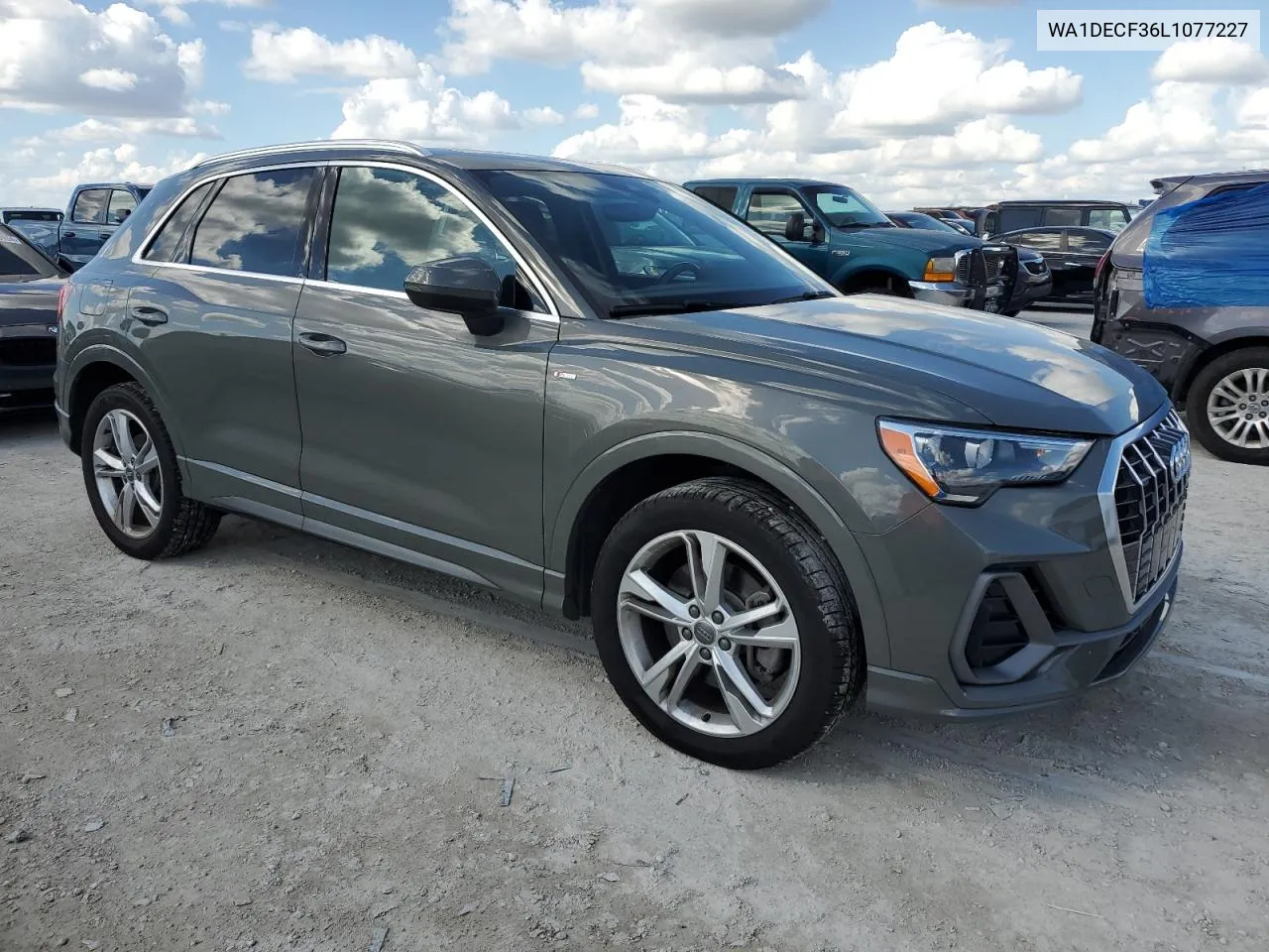 2020 Audi Q3 Premium S Line VIN: WA1DECF36L1077227 Lot: 77564294