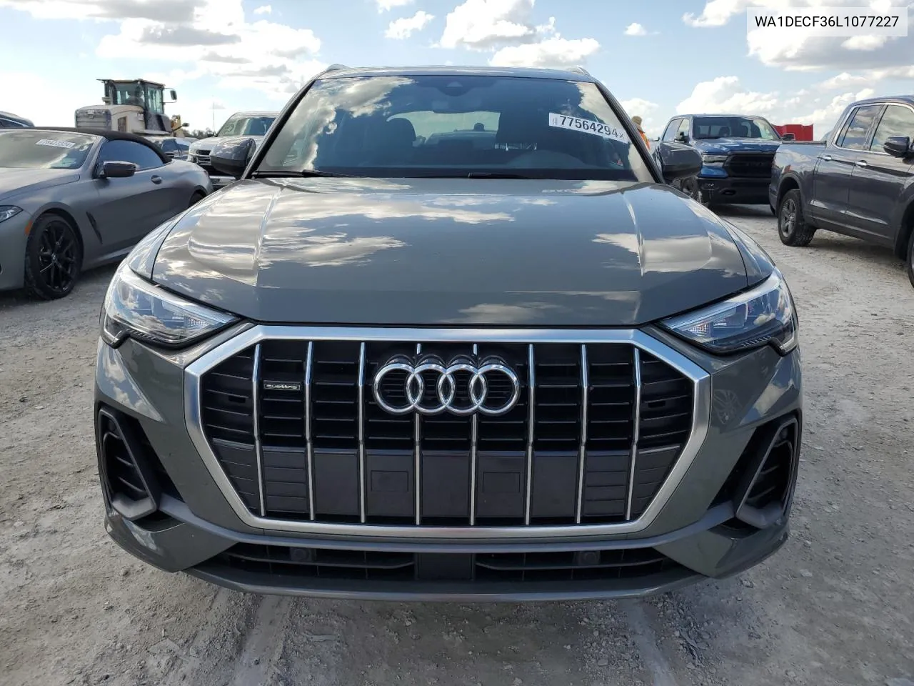 2020 Audi Q3 Premium S Line VIN: WA1DECF36L1077227 Lot: 77564294