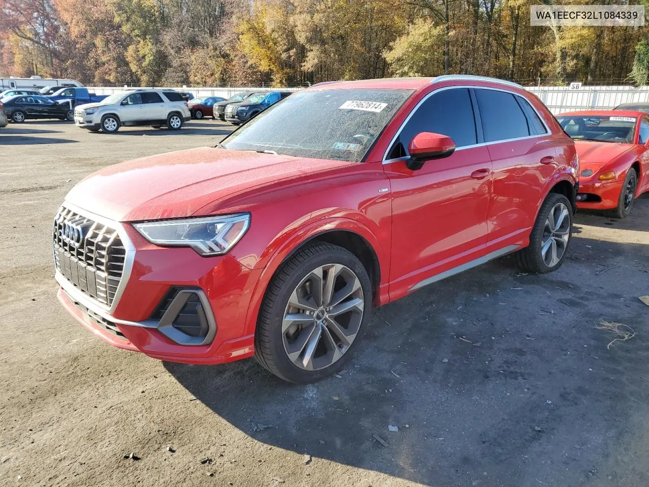 2020 Audi Q3 Premium Plus S-Line VIN: WA1EECF32L1084339 Lot: 77962814