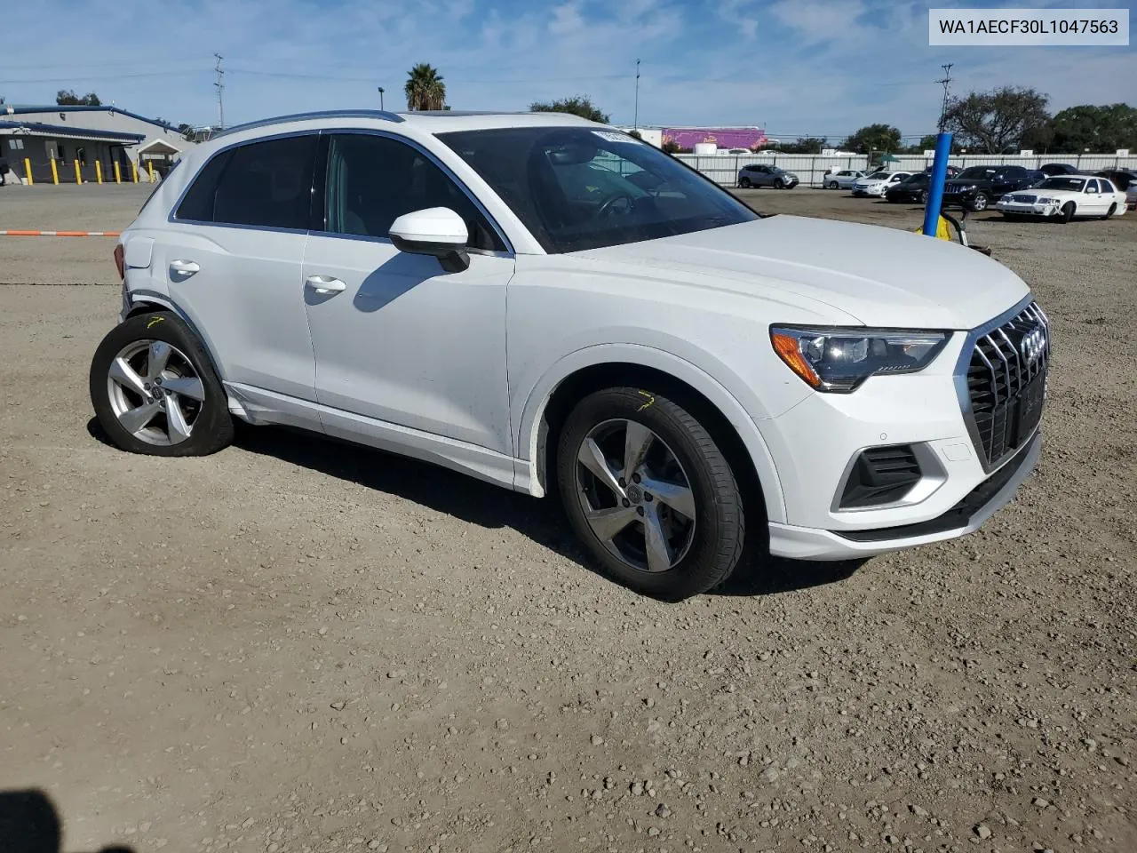 2020 Audi Q3 Premium VIN: WA1AECF30L1047563 Lot: 78521274