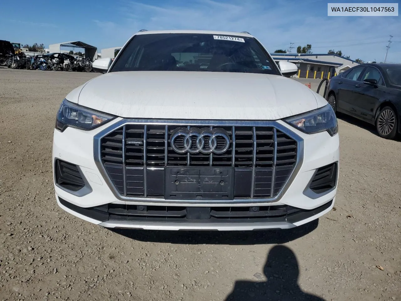 2020 Audi Q3 Premium VIN: WA1AECF30L1047563 Lot: 78521274