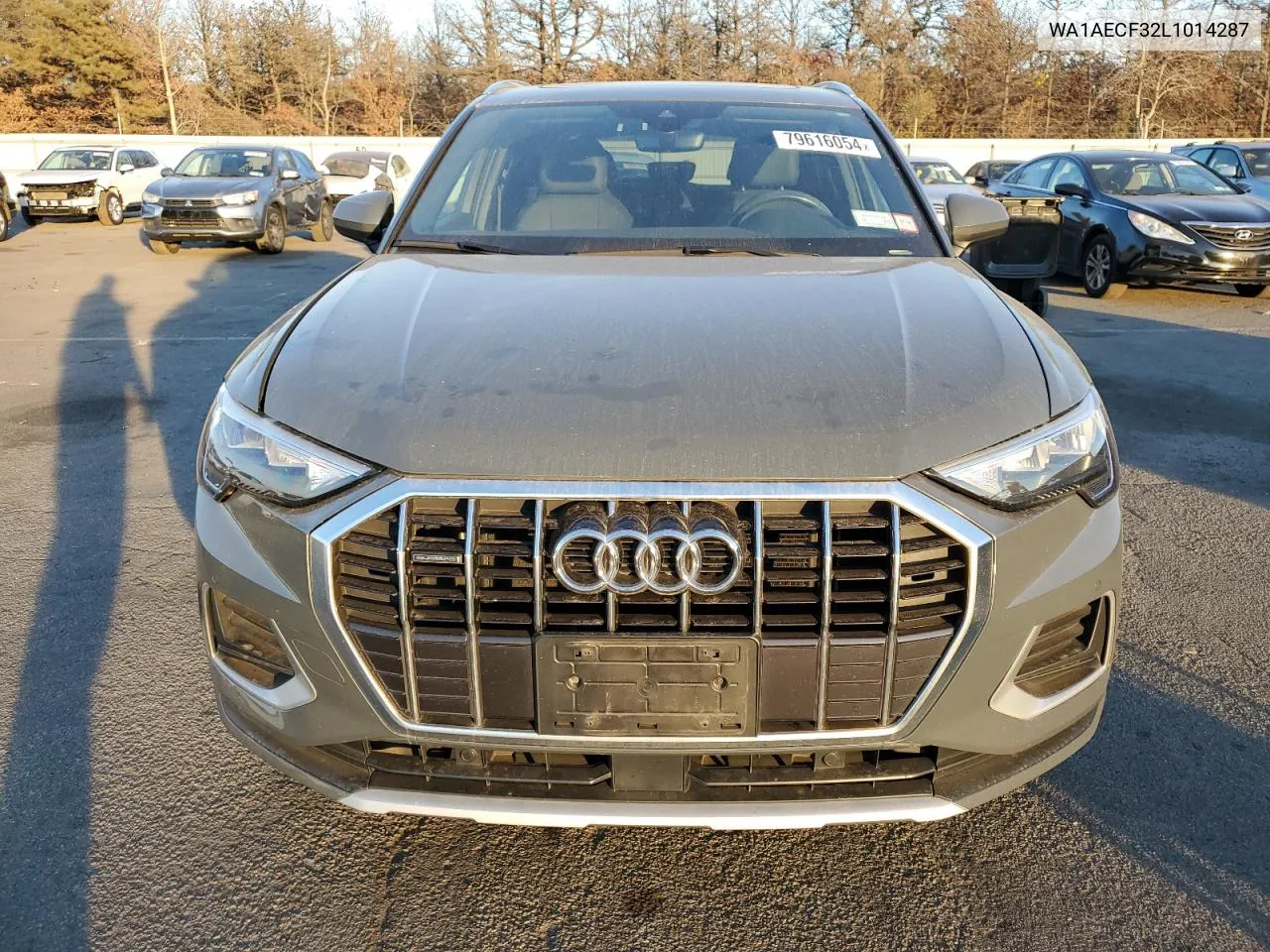 2020 Audi Q3 Premium VIN: WA1AECF32L1014287 Lot: 79616054